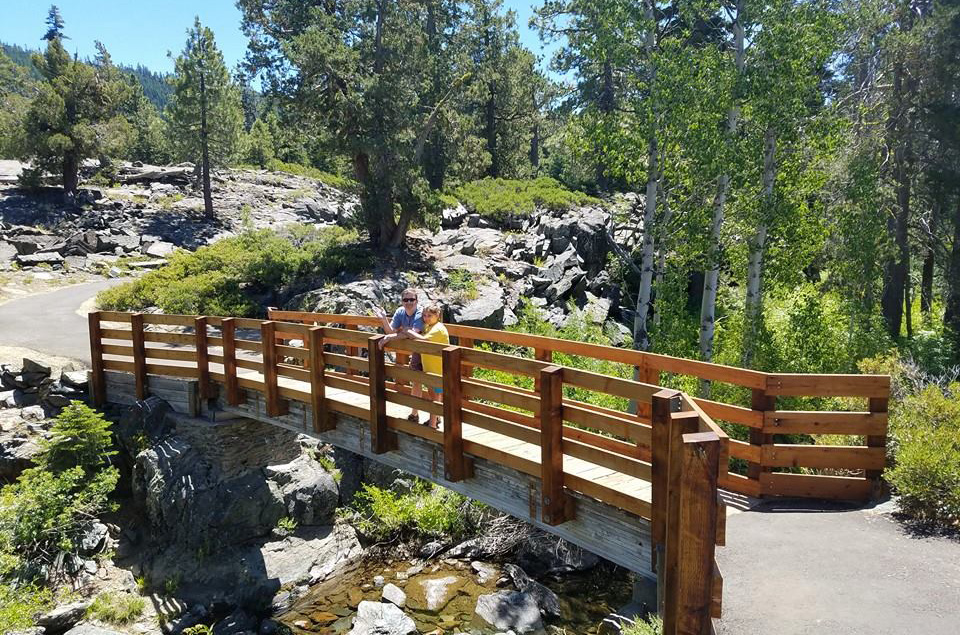 Bridge over Frazier Creek, before Frazier Falls. 