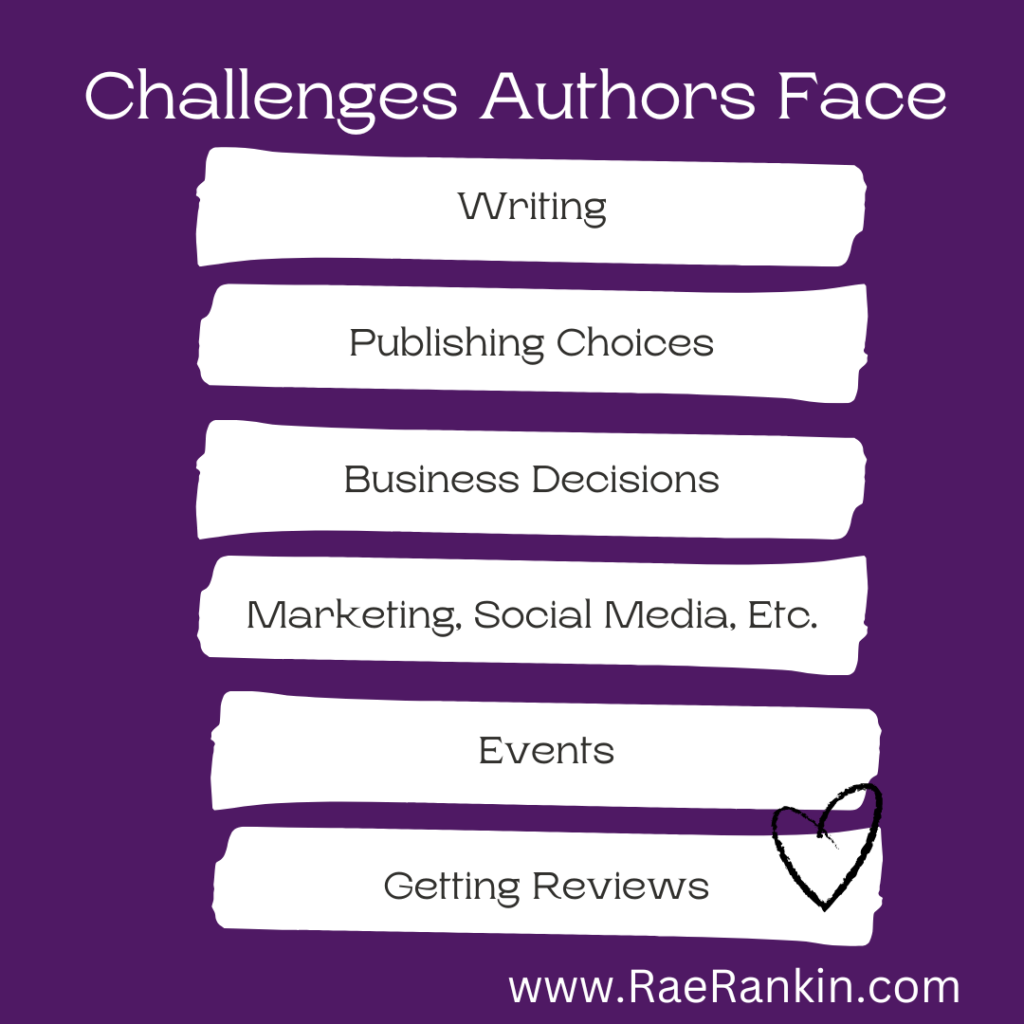 Challenges I’ve Had as an Author